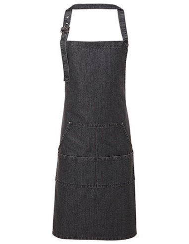 PRE-PR126-Jeans Stitch Denim Bib Apron